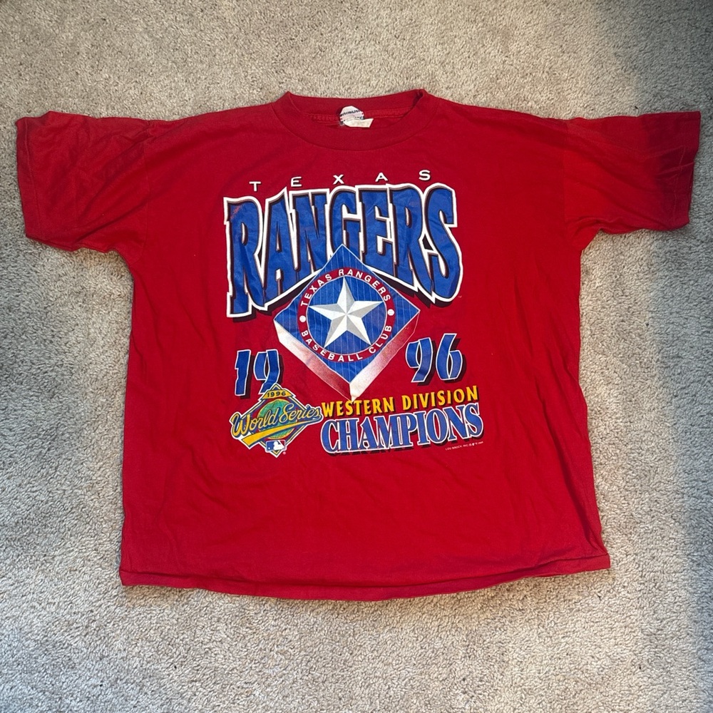 Men’s Texas Rangers Red T-Shirt